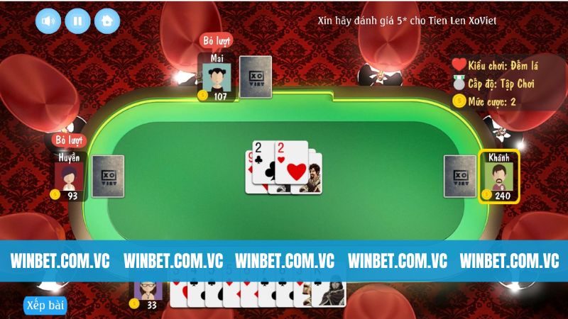 Kinh nghiệm chơi tiến lên miền Nam tối ưu chiến thắng